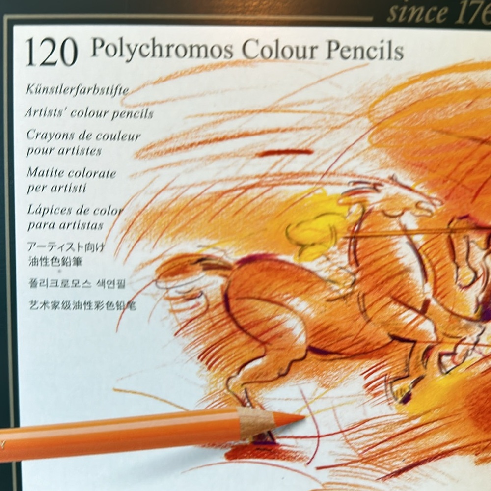 Faber Castell Polychromos Artists 120 Color Pencil Set Tin. - Picture 2 of 10